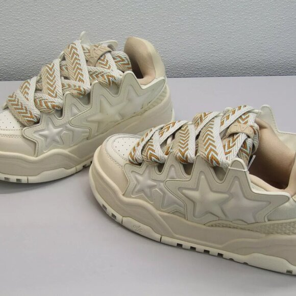 NEW KAALIXTO Women's Sneakers White Cream Bread Shoes Comfort Casual Size 9.5 - Picture 3 of 8